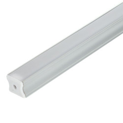 Perfil rectangular aluminio tira led 17,5 x 14,5 x 2m