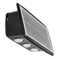 Bidirectional LED solar wall light 6 LEDS IP54