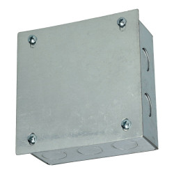 Boîte de jonction galvanisée en surface 100x100mm