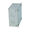 Caixa de junção galvanizada de superfície 100x100mm