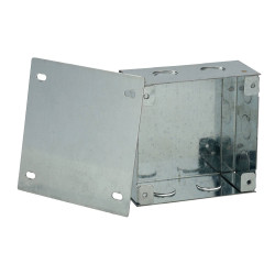Boîte de jonction galvanisée en surface 100x100mm