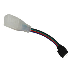 Cable conexión neón flex RGB 12V 6mm