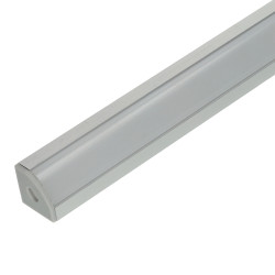 Profile for 1 m LED Strips - Corner, Aluminium