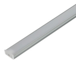 Profile for 2 m LED Strips - Rectangular, Aluminium