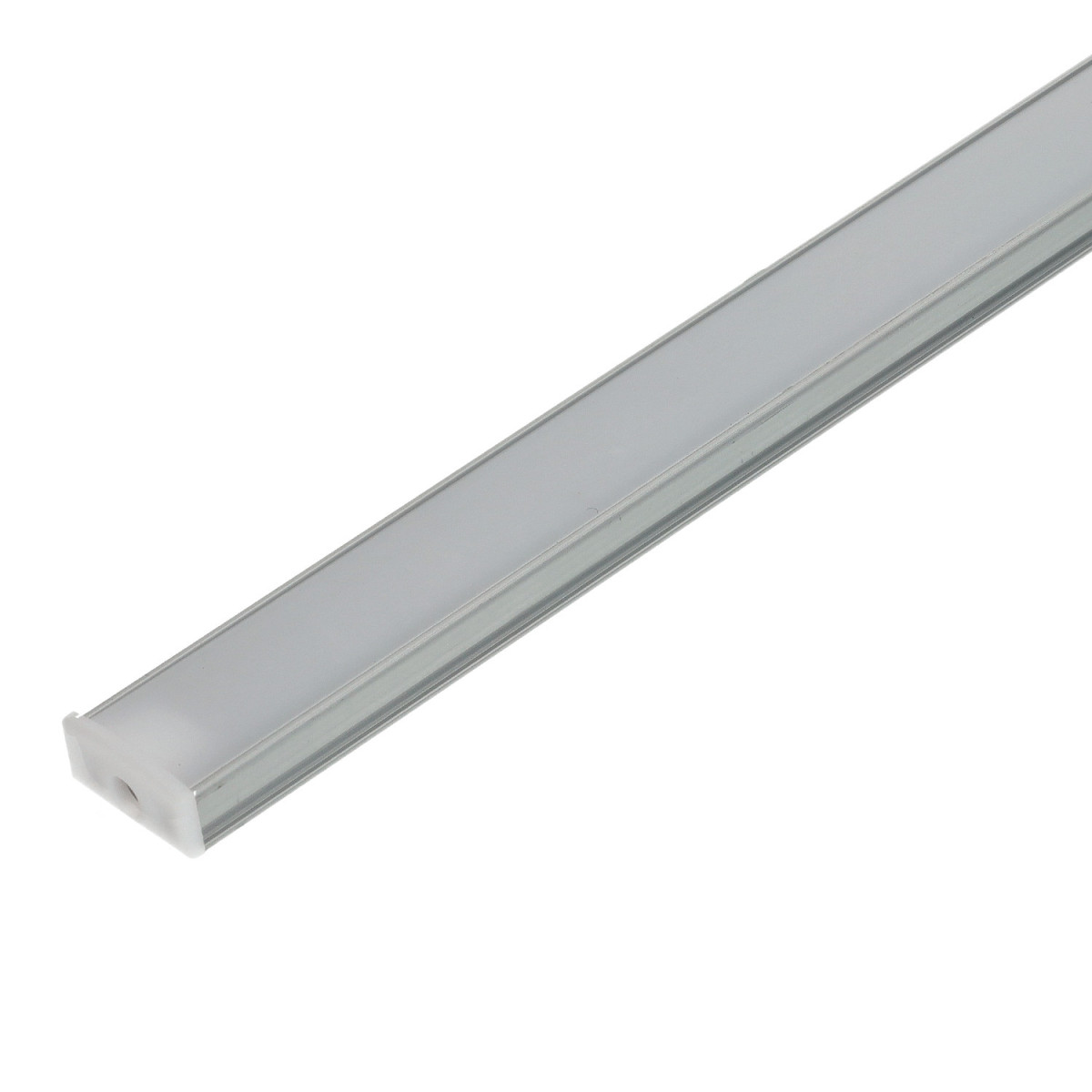 Profil rectangulaire en aluminium pour bande LED de 2 m