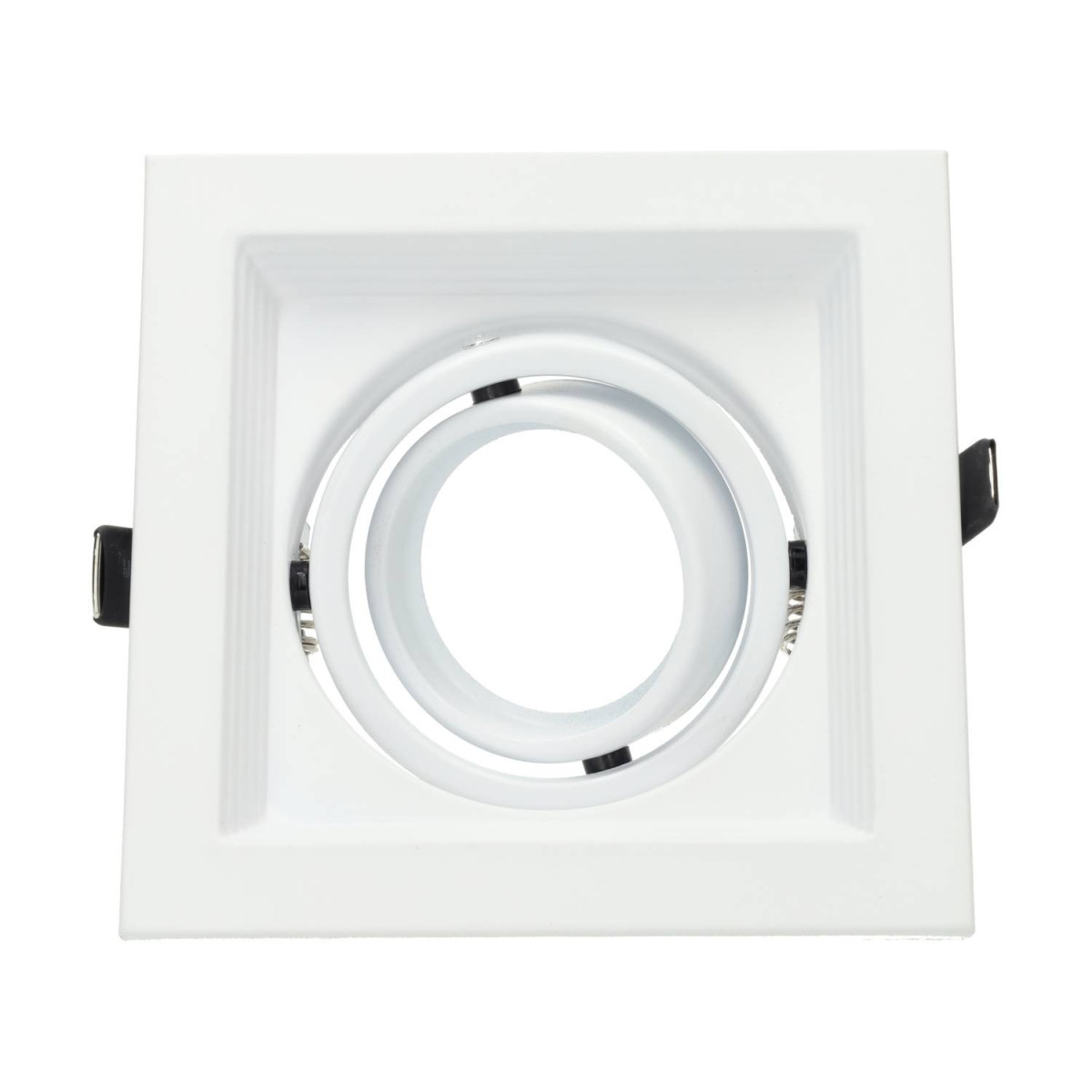Marco orientable blanco para bombilla dicroica