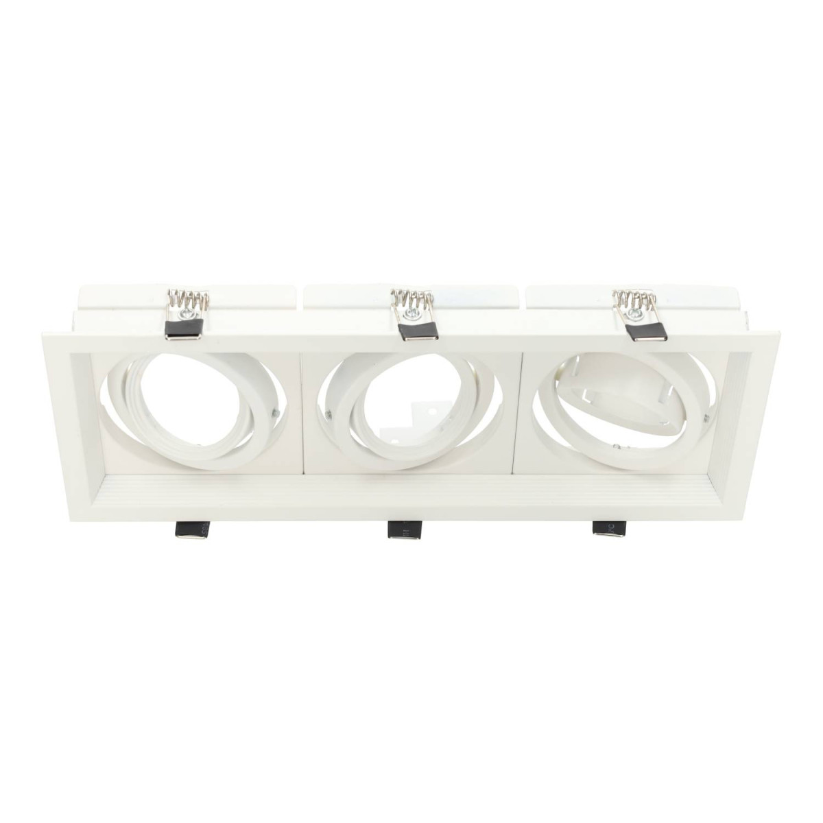 Moldura ajustável triplo para AR60 branco