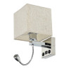 LAMPE MURALE E27 + LISEUSE + USB