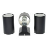 WALL LIGHT 2XGU10 BLACK