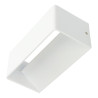 Aluminium wall lamp LED 7W white colour