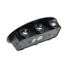 Applique murale en aluminium LED 6W IP65 couleur noire