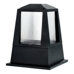 Floor bulkhead lamp E27 IP54 black