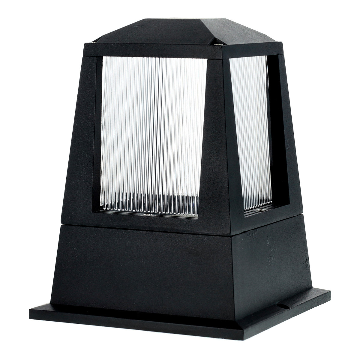 Farol sobremuro E27 IP54 preto