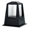 Balise murale E27 IP54 Noir