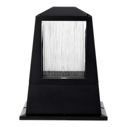 Floor bulkhead lamp E27 IP54 black