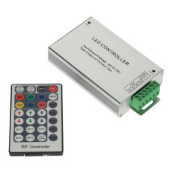 Controlador RADIOFRECUENCIA tiras RGB 12A 12/24V