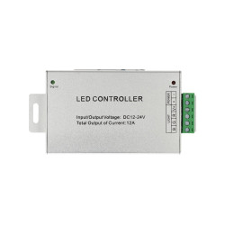 Controlador RADIOFRECUENCIA tiras RGB 12A 12/24V