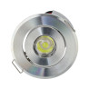 3W downligth 12V/24V silver color