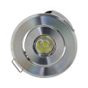 Downlight led mini 3W 12V/24V couleur argent