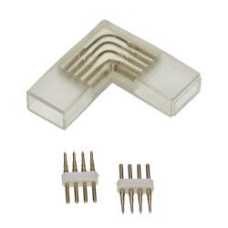 Connecteur L de bande LED 220V RGB