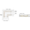 L-connector for RGB COB LED strip 12/24V 10mm