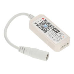 Controlador WIFI com comando de fita LED RGBW 5-24V
