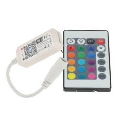 Contrôleur WIFI avec télécommande pour bande LED RGBW 5-24V