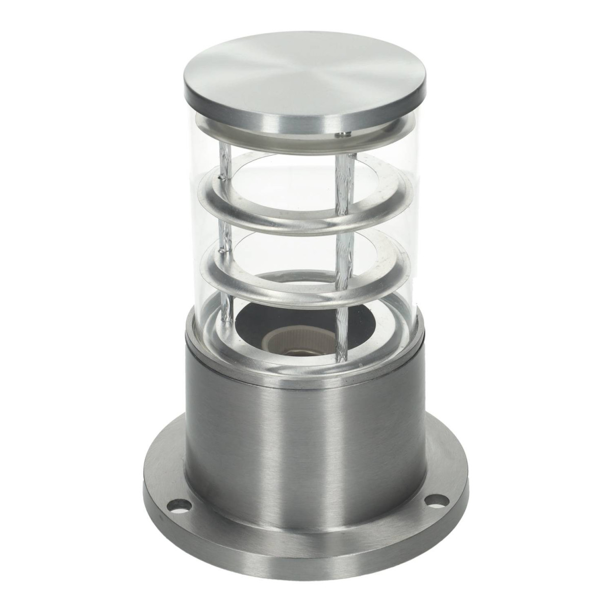 Round E27 beacon silver colour