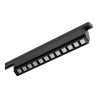 Spot LED linéaire 36W orientable noir