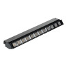 Projetor LED de calha linear 36W preto ajustável