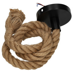 Portalámparas cuerda colgante E27
