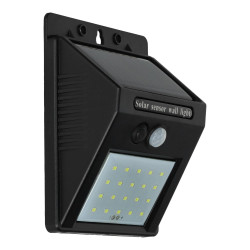Lumière solaire à LED avec détecteur de présence