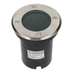 Foco empotrable de suelo con casquillo GU5.3 y clasificacion IP65. Apto para exterior