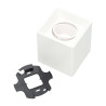 Base quadrada superfície para bulbo dicróico série PC
