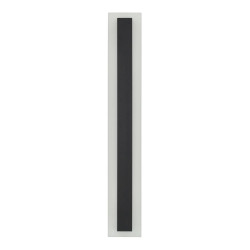 Aplique lineal LED 18W negro 60cm