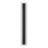 Lâmpada de parede linear LED 18W preto 60cm