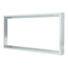 Quadro de alumínio prata para painel 30x60