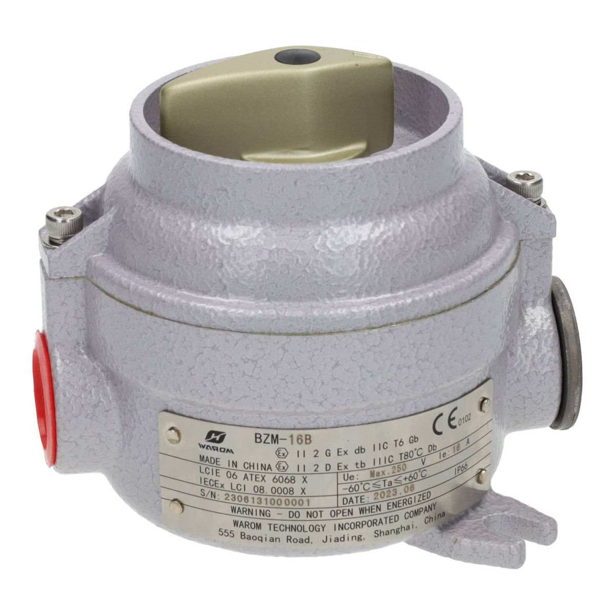 ATEX 4-Pole Metal Switch 16A IP66