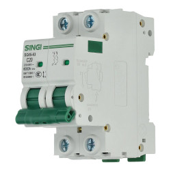 Interruptor automático 2P 6kA