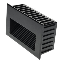 Baliza LED 3W IP65 COLOR NEGRO 160x100mm