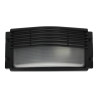 Aplique exterior CURVE3 E27 IP54 negro