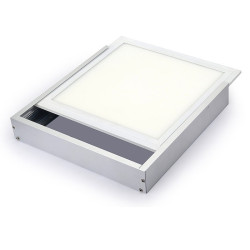 Quadro de alumínio branco para painel 60x60