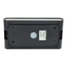 Aplique aluminio LED exterior negro