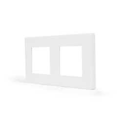 Moldura de PC 2 mecanismos Serie PRO
