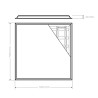 PANNEAU LED 60X60 40W LIFUD UGR19