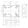 Caixa estanque 150x110x70mm IP65