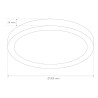 LED Ceiling Light - Round, 18W SLIM