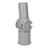 Support articulé pour lampadaire Ø 60mm - poteau 80mm