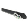 Regleta LED bajo mueble 9W toma Schuko & USB A+C - negro