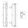 Wallwasher Solar LED 10W 524mm IP65